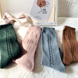 Soft Cute Kids Knee High Socks Baby Boys Girls Cotton Mesh Breathable Soft Socks Newborn Infant Long Socks Suit For 1-8 Years