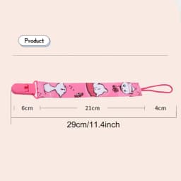 1/3pcs Cartoon Cloth Fabric Baby Pacifier Chain Pacifier Anti Drop Chain Anti Loss Clip for Children's Toys