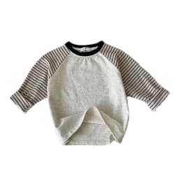 Kids Striped Long Sleeves T-shirt Toddler Girl Loose Bottoming Shirt Boy Baby Casual Tops Fashion Children Cotton Tees