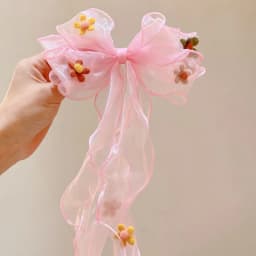 Children's Hairbands, Girls' rainbow Bows, Braided Hair Clips, Headwear, Princess Ponytails, Ribbons, Hairpins