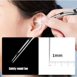 Children Ear Scoop Luminous Earwax Tweezers Silicone Advanced Visual Cerumen Hook Charging Ear Scraping Professional Tools Ears