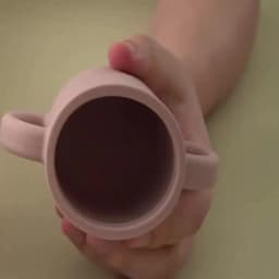 1PCS Baby Feeding Silicone Cups For Infants And Young Children Portable Learning Hand Shank Drinking Water Cups Baby Stuff