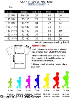Cute Hunter Theme Girls T-Shirt Kids Music Fan Cartoon Print Birthday Tee Summer Casual Top Kawaii Gift for Kids Clothing