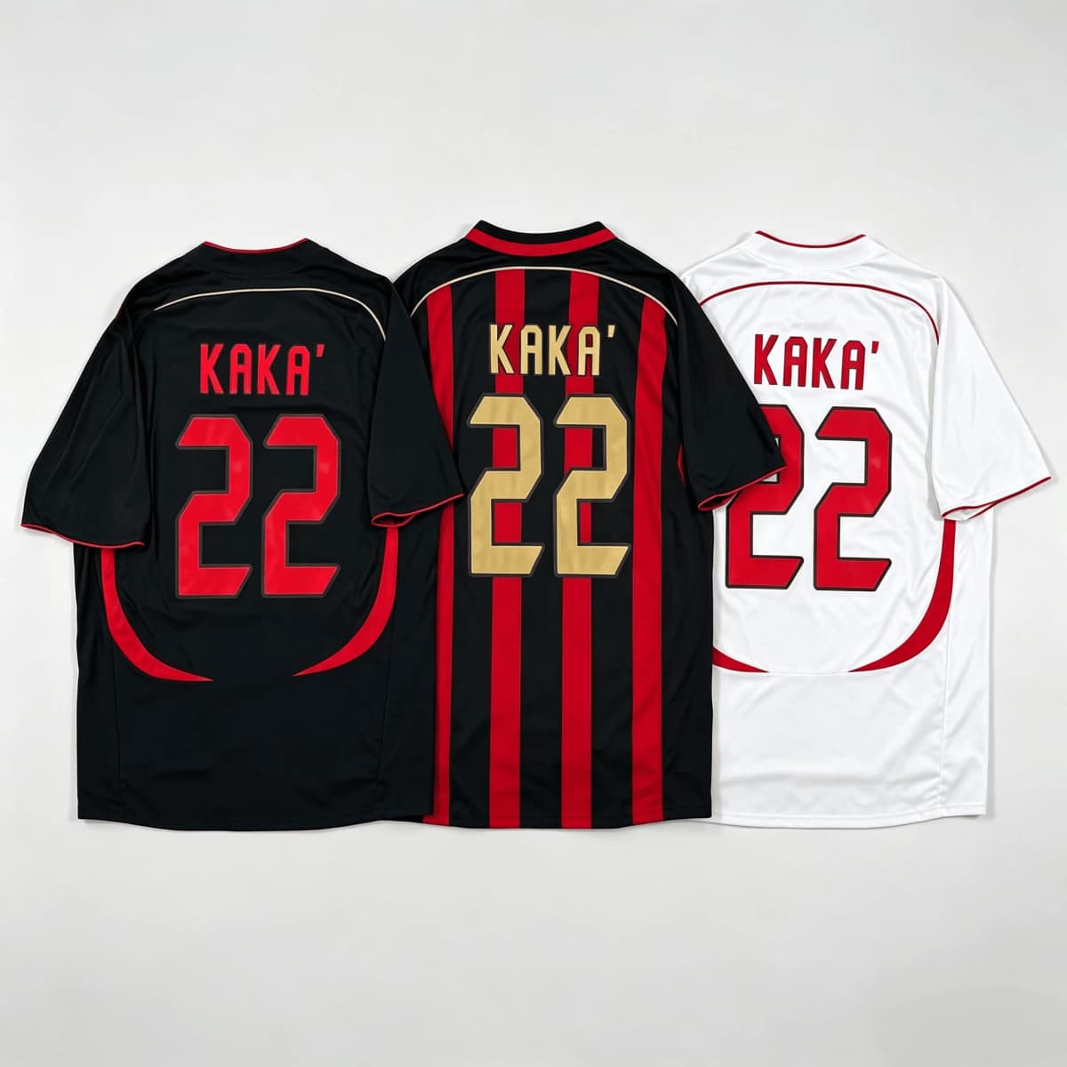 KAKA 22 Retro Football Soccer Jersey for Men Women Summer Short Sleeve Sport Tee Y2K Loose Oversized Streetwear Collection Tops