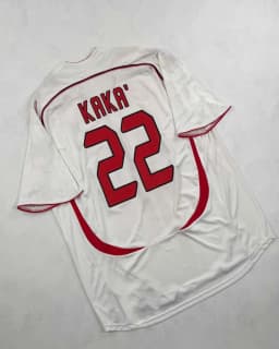 KAKA 22 Retro Football Soccer Jersey for Men Women Summer Short Sleeve Sport Tee Y2K Loose Oversized Streetwear Collection Tops
