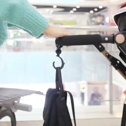 Baby Stroller Hooks Plastic Buckles Clips Carabiner Multifunction Household Trolley Diaper Bag Organizer Hook Pram Hanger