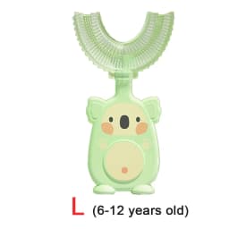 Kids Toothbrush U-Shape 360 Degree Infant Teether Baby Toothbrush Children Silicone Brush For Toddlers Oral Tooth Care Cleaning