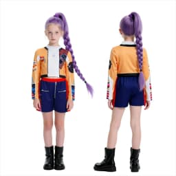 Girl clothing Sets Children Cartoon Cosplay Suits Kids K-Pop Stage Performance 2Pcs Girls Movie Role-playing Costume Outfits