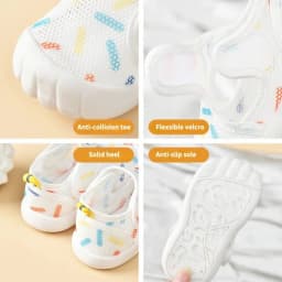 New Toddler Baby Sandals Breathable Air Mesh Cute Shoes 1-4 Years Anti-slip Soft Sole First Walkers Infant Lightweight Summer