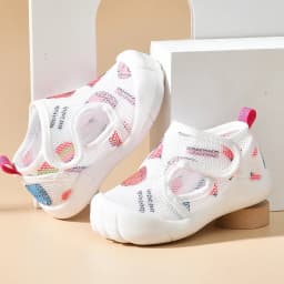New Toddler Baby Sandals Breathable Air Mesh Cute Shoes 1-4 Years Anti-slip Soft Sole First Walkers Infant Lightweight Summer