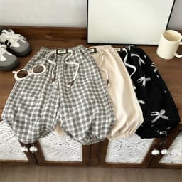 Simple Children's Pants Summer Clothing Thin Loose Kids Anti-mosquito Pants Baby Girls Bloomers Casual Trousers