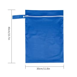 BIAI PUL Solid Color Waterproof Wet Bag Resuable Diaper Bag Washable Sanitary Napkin Storage Bag for Swimsuits Wet Clothes