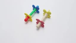 New 2 in 1 Baby Silicone Flower Teether - Safe & Soft Chewing Toy for Soothing Sore Gums, BPA-Free, Easy-to-Hold Teething Toy