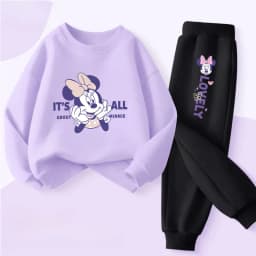 Spring Autumn New Style Children's Clothing Sets Baby Girls O Neck Sweatshirt Pants Two Piece Set Kids Breathable Thin Tracksuit
