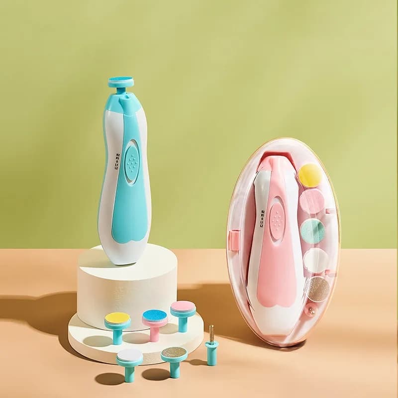 Multifunctional Electric Baby Cutter Trimmer Manicure Tool Set Baby Trimmer Baby Nail File Clippers Toes Fingernail