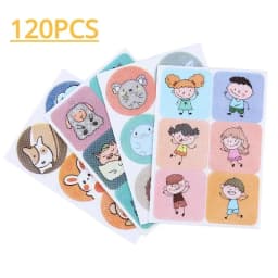 120/240PCS Baby Mosquito Repellent Stickers Plant Mosquito Repellent Patch Children's Waterproof Bandage Cute Bandage