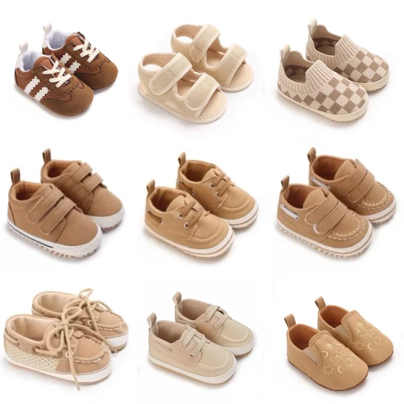 Spring and Autumn Cloth soled Comfortable Sports Shoes 0-12 Months Baby Anti slip Sneakers