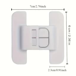 8Pcs Universal Refrigerator Lock Household Refrigerator Door Closer Multi-function Cabinet Door Lock Kids Security Protection