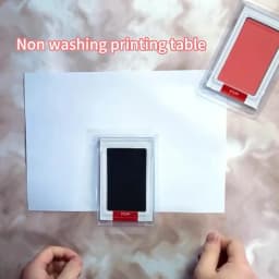 Newborn Baby Handprint and Footprint Paw Print Kit 1 Clean Touch Ink Pads 2 Imprint Cards Pet Inkless Infant Hand and Feet Stamp