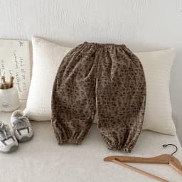 Fashion Casual Floral Pants Children's Spring Autumn Wear Simple Versatile Trousers Toddler New Style Thin Loose Leopard Pants