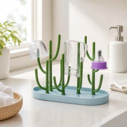 Durable Bottle Pacifier Feeding Bottle Drain Rack Multifunctional Removable Drying Rack Portable Storage Rack Baby Supplies
