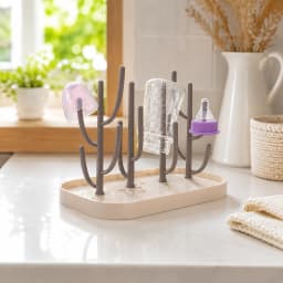 Durable Bottle Pacifier Feeding Bottle Drain Rack Multifunctional Removable Drying Rack Portable Storage Rack Baby Supplies