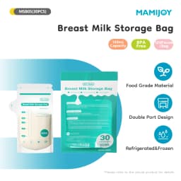 MAMIJOY Breast Milk Storage Bag 10/30Pcs 150/250ML Disposable Capacity Frozen Milk Storage Bag BPA Free MSB05/01