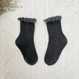 Ruffle Kids Knee High Socks Baby Girls Toddlers Long Soft Cotton Sock Lace Flower Children School Uniform Socks For 0-8Years