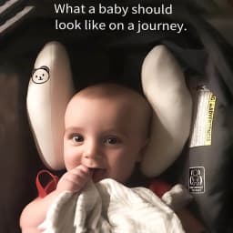 1Pc Car Seat Headrest. Baby H-Shaped Neck Pillow, Soft and Fluffy Head Support, Adjustable Velcro Design, Suitable for Car Seats, a Must-Have for Baby Strollers