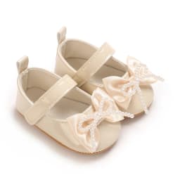 Infant Pre-Walker Shoes 0-1Year Baby Girls Princess Sandals Bowknot Soft Sole Elegant Formal Walking Shoes