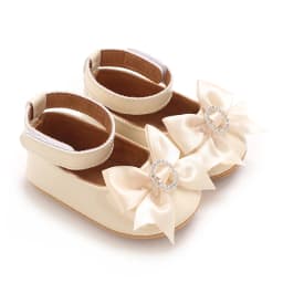 Infant Pre-Walker Shoes 0-1Year Baby Girls Princess Sandals Bowknot Soft Sole Elegant Formal Walking Shoes