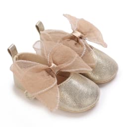 Infant Pre-Walker Shoes 0-1Year Baby Girls Princess Sandals Bowknot Soft Sole Elegant Formal Walking Shoes