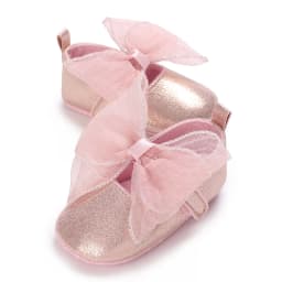 Infant Pre-Walker Shoes 0-1Year Baby Girls Princess Sandals Bowknot Soft Sole Elegant Formal Walking Shoes