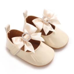 Infant Pre-Walker Shoes 0-1Year Baby Girls Princess Sandals Bowknot Soft Sole Elegant Formal Walking Shoes
