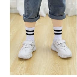 5 Pairs/ Lot Pure Colour Soft Breathable Cotton Kids School Socks Girls Boys Casual Grey Black White Sports Children's Socks
