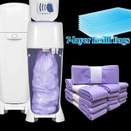 Diaper Pail Refill Bags for Sangenic Tommee Tippee for Genie for Angelcare for Munchkin
