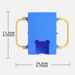 Adjustable Toddler Juice Box Holder - Baby Food and Juice Box Anti-Extrusion Bracket, Milk Carton Cup Holder with Portable