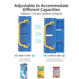 Adjustable Toddler Juice Box Holder - Baby Food and Juice Box Anti-Extrusion Bracket, Milk Carton Cup Holder with Portable