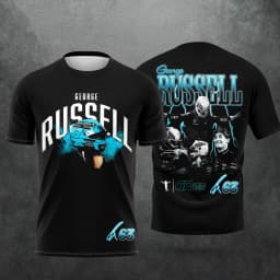 2026 New Racing No. 63 Rider George Russell Fan 3D Printed Pattern T-Shirt Men Women Summer Casual Short Sleeve Family Matching