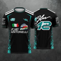 2026 New Racing No. 63 Rider George Russell Fan 3D Printed Pattern T-Shirt Men Women Summer Casual Short Sleeve Family Matching