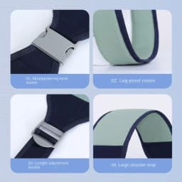 Breathable Baby Carrier For Newborn To Toddler Adjustable Ergonomic Support Front/back Carry Lightweight&Compact Design Backpack