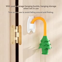 Child Safety Anti-Pinch Hand Door Lock Clamp Hanging Door Stopper Card Type - Prevents Closing for Extra Security
