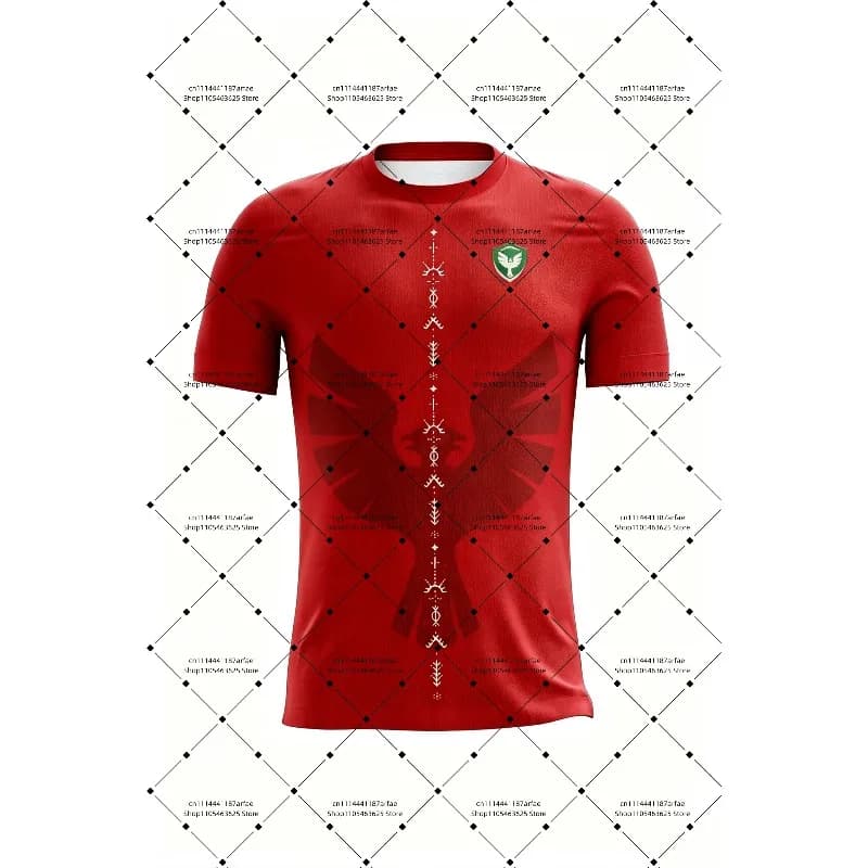26-27 Amed SK Home and Away T-Shirt with 3D Digital Print, Comfortable and Breathable Sports Casual Top