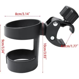Universal Water Bottle Cup Holder Bike Stroller Milk Bottle Rack for Bicycle Electric Scooter Baby Stroller Outdoor Cycling