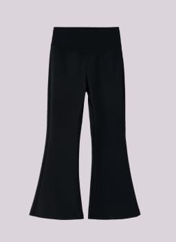 Girls Flared Pants High Waist Yoga Leggings Teenagers Stretch Elastic Waistband Kids Sportswear Trousers Autumn Spring