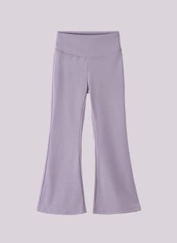 Girls Flared Pants High Waist Yoga Leggings Teenagers Stretch Elastic Waistband Kids Sportswear Trousers Autumn Spring