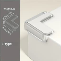 4/8/12pcs Transparent Silicone Corner Protector Set, Safe Edge Guards for Power Outlets and Table Corners
