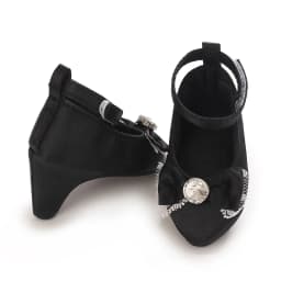 Newborn Infant Baby Fashion Girls High Heels Shoes 0-5Months Princess Bow Party Crib Shoes Photo Props Shoes