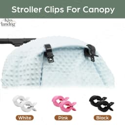 Multicolor Universal Baby Stroller Clips, Anti-Drop Crocodile Clamps for Blankets and Accessories