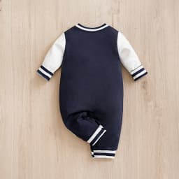 Jumpsuit Newborn Baby Baseball uniform Spring and Autumn 0-18 months Boys Cotton Baby Onesie Clothes Romper Embroidery Preschool